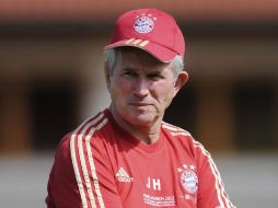 Heynckes, entrenador del conjunto bávaro, dice que es vital mantener la cabeza fría. EFE  /