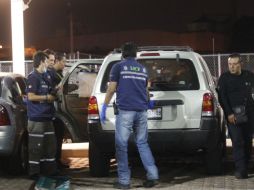 Sergio Escobedo de 35 años, vecino de Paraisos del Colli se encontraba dentro de una camioneta en el estacionamiento de la colonia.  /