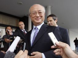 Yukiya Amano, director general de la AIEA, expresó sus esperanzas de poder conseguir un acuerdo con Irán. AP  /