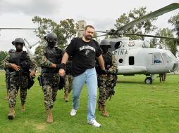 Sergio Villarreal detenido en México en septiembre de 2010. ARCHIVO  /