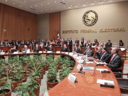 La Comisión de Debates del IFE y los representantes de los candidatos presidenciales avanzaron en un acuerdo de formato. NOTIMEX  /