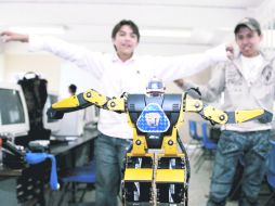 El robot de la UNAM.- Este aparato logró el tercer lugar en un concurso en Austria.  /