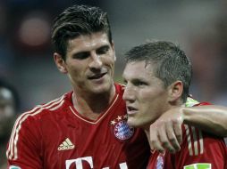 Mario Gómez, 'Super Mario', delantero del Bayern Munich. ARCHIVO  /