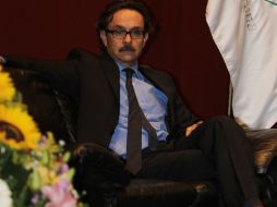 Gabriel Quadri de la Torre se reunió con estudiantes de la Universidad Latinoamericana. NTX  /