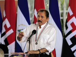 El presidente de Nicaragua, Daniel Ortega, considera que el objetivo del movimiento es 'lograr la paz'. ARCHIVO  /