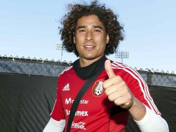 Guillermo Ochoa vería acción en el partido del jueves ante Bosnia. MEXSPORT  /