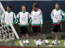 El equipo mexicano sigue con su preparación rumbo a la eliminatoria de Brasil 2014. MEXSPORT  /
