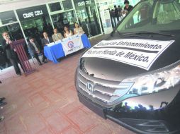 Honda de México donó una camioneta CR-V 2012 al Centro de Enseñanza Técnica Industrial.  /