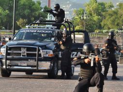 Policía del municipio de Escobedo logró la detención de dos jóvenes ligados al crimen organizado. ARCHIVO  /