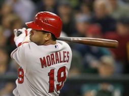 Morales marcó el triunfo para los Angelinos. ESPECIAL  /