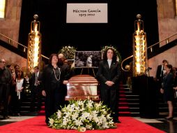 Se rindió homenaje de cuerpo presente en Bellas Artes, al maestro de la fotografía Héctor García quien falleció ayer a los 88 años. NTX  /