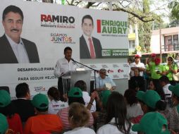 Durante la presentación de su propuesta en materia ambiental, dijo que impulsará un sistema integral de manejo de la basura. ESPECIAL  /