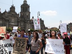 El movimiento ha realizado diversas marchas y movilizaciones. NOTIMEX  /