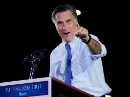 La campaña del candidato presidencial republicano, Mitt Romney, recogió 76.8 millones de dólares en mayo. AFP  /