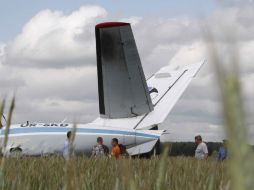 En el aeroplano viajaban seis paracaidistas y dos tripulantes. REUTERS  /
