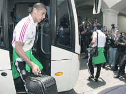 En comparación con la última visita del Tri a El Salvador, en esta ocasión no hubo aficionados que increparon a los mexicanos. MEXSPORT  /