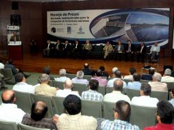 Conferencia sobre manejo de presas a cargo de la Conagua.  /