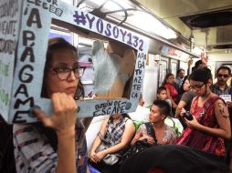 Los estudiantes señalan que los últimos 15 días previos a las elecciones llevarán a cabo movilizaciones pacíficas y volanteo. ARCHIVO  /