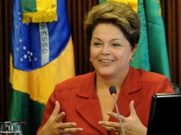 La presidenta brasileña, Dilma Rousseff, viajó hoy a México para participar en la Cumbre del G20. ARCHIVO  /
