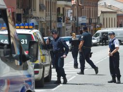 La policía dio el asalto este  miércoles a un banco de Toulouse (sur de Francia) y liberó indemnes a los rehenes restantes. AFP  /