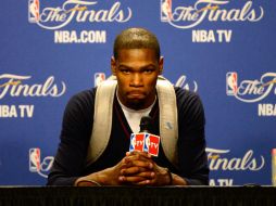 Durant reconoció que los Heat como equipo y su amigo LeBron James habían realizado un gran baloncesto durante toda la serie. AFP  /