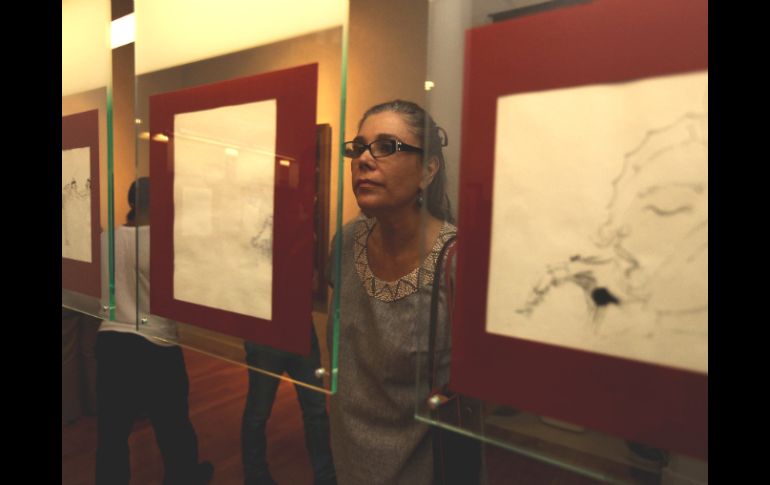 La muestra titulada 'Libreta de apuntes', de Francisco Toledo, estará abierta al público hasta septiembre en el Museo de las Artes.  /