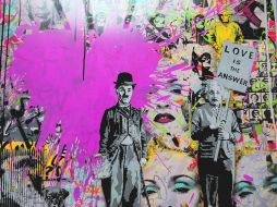 La exposición Love, de Mr. Brainwash, está abierta al público desde el jueves 21 de junio y durante todo el mes de julio.  /