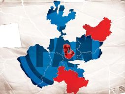 Las zonas de dominio de cada uno de los partidos son claras y han sido históricamente construidas.  /