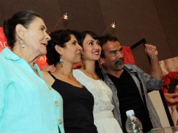 Kenya y el elenco de la película en la pasada edición del FICG.  /