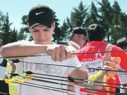 El arquero jalisciense Luis Eduardo Vélez competirá en lo que serán sus segundos Juegos Olímpicos. MEXSPORT  /