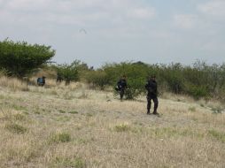A la zona, dentro de la colonia La Ladera, acudieron policías municipales. ESPECIAL  /