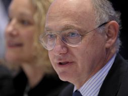 El ministro de Asuntos Exteriores argentino, Héctor Timerman, en la sesión plenaria de la Cumbre del Mercosur dio el anuncio. AFP  /