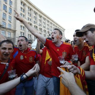 Kiev vive su último día de ''futbolmanía'' en la Eurocopa