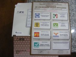 El organismo hizo llegar el material necesario a los votantes en el extranjero.ESPECIAL  /