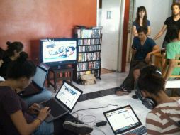 Casa de trabajo en donde se reunieron los integrantes de #YoSoy132Gdl .  /