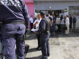 Se solicitó a la Secretaría de Seguridad Pública el reforzamiento de la seguridad, en torno a las casillas. EFE  /