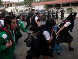 Los alumnos están inconformes por las reformas al currículo de la carrera de maestros de educación primaria. REUTERS  /