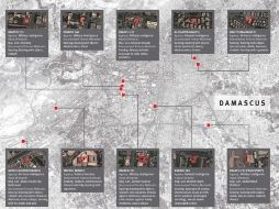 El organismo proporciona la ubicación de 27 centros de detención en diversas ciudades de Siria que practican la tortura. AFP  /