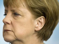 Angela Merkel registra un auge en materia de simpatía electoral por parte de los votantes. AP  /