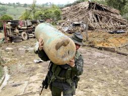 El ataque ocurrió en el departamento de Cauca, y dejó cincuenta viviendas afectadas. ARCHIVO  /