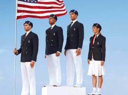 Los uniformes presentados por Ralph Lauren son muy clásicos. AP  /
