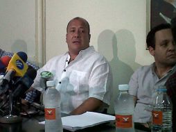 En rueda de prensa, Enrique Alfaro enfatizó en que marcarán la nueva ruta a seguir para Movimiento Ciudadano.  /