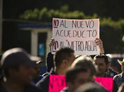 Aunque los ciudadanos se han declarado en contra del nuevo acueducto se tendrá que definir con el nuevo gobierno. ARCHIVO  /