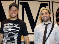 Calle 13, René Pérez (i) ''Residente'' y su hermano Eduardo José Cabra (d) ''Visitante''. EFE  /
