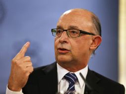 El ministro de Hacienda, Cristóbal Montoro, anunció nuevas medias tributarias en España. REUTERS  /