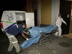 La víctima en Zapopan presentaba variso impactos de bala en su anatomía. ARCHIVO  /