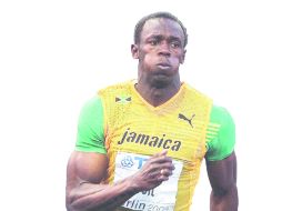 El ''rayo''. Usain Bolt llega a Londres 2012 como campeón olímpico en los 100 metros planos, 200 metros y relevo 4x100. MEXSPORT  /