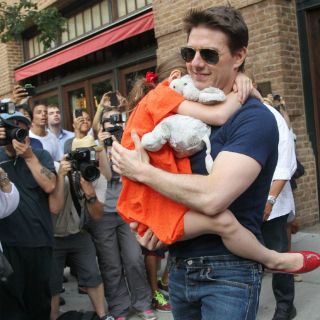 Tom Cruise visita a su hija Suri en Nueva York
