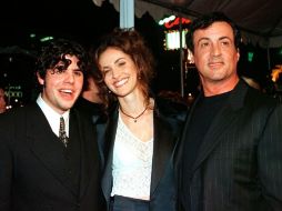 En mejores tiempos: Sage Amy Brenneman y Sylvester Stallone. REUTERS  /