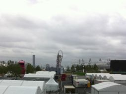 Preocupa al comité organizador la lluvia en la ciudad, poco antes de los Juegos.  /